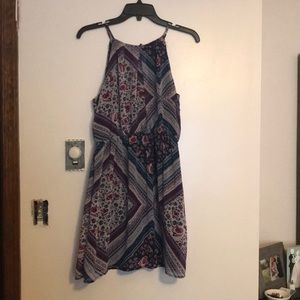 Blue/purple/white summer dress